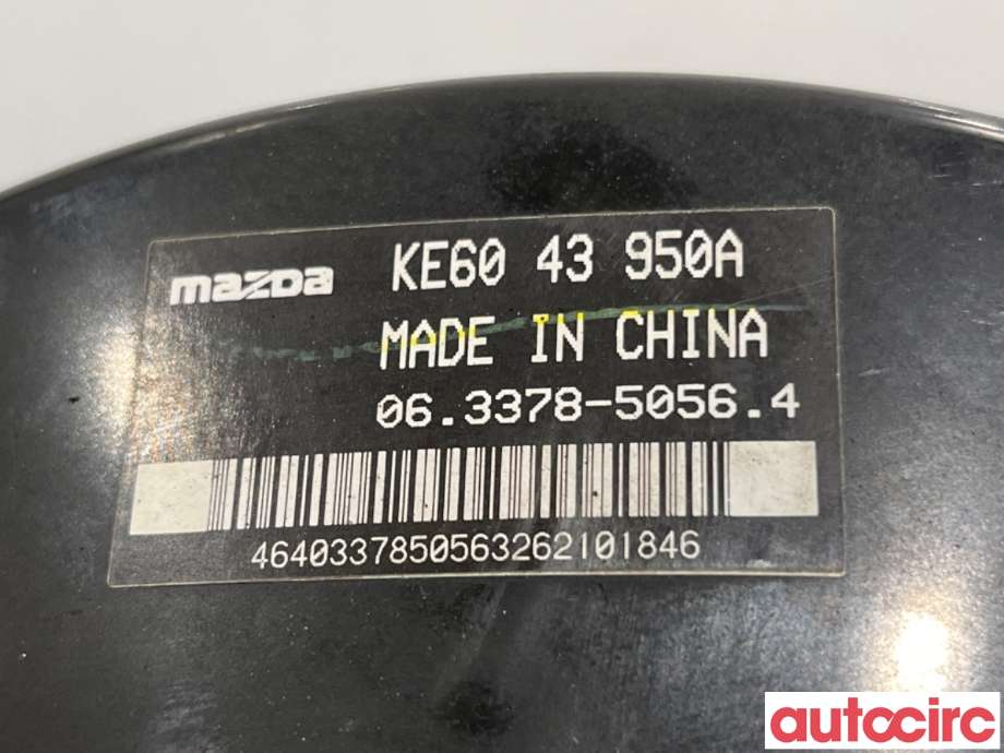 Bremsekraft-forsterker til Mazda CX-5 2012-2017 (Type I) (MAZDA|KEY6-43-80Z|063378-50564|KE6043950A)
