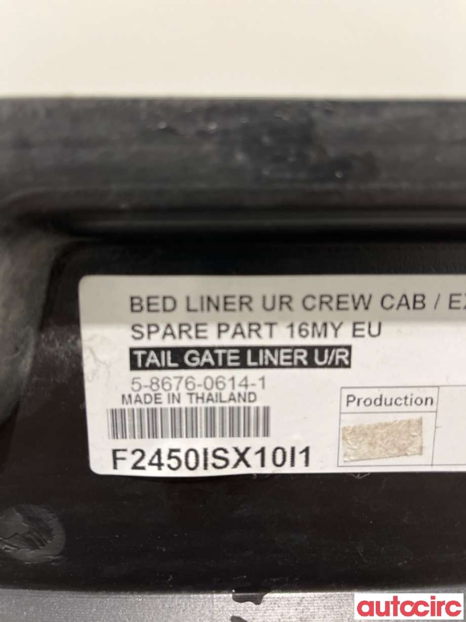 Bagasjerom teppe/gulvplate til Isuzu D-Max 2017-2020 (Type II, Fase 2) (ISUZU|5867606141|)