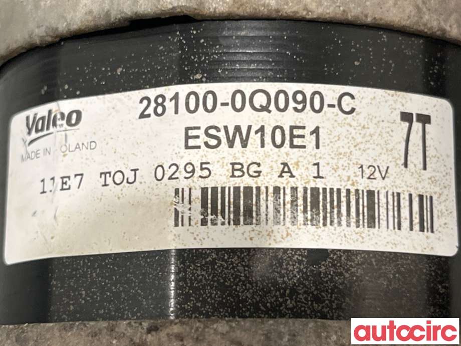 Starter til Peugeot 108 2014-->>  (PEUGEOT|1637179880|ESW10E1|28100-0Q090)