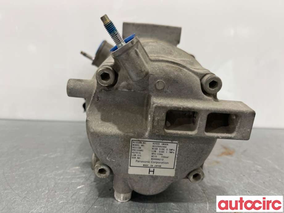 Aircondition kompressor til Nissan Leaf 2011-2017 (Type I)  (NISSAN|926001MG0A|AES28AV3AA|926001MG0B)