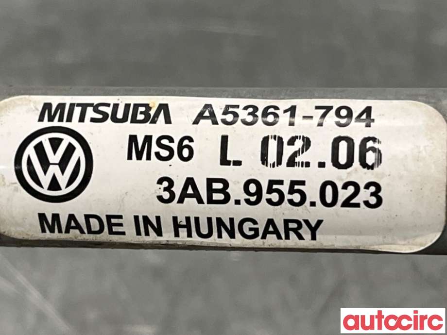 Viskermotor frontrute til VW Passat 2011-2015 (B7) (B7) (VOLKSWAGEN|3AB955023A|A5361-794|3AB955023)