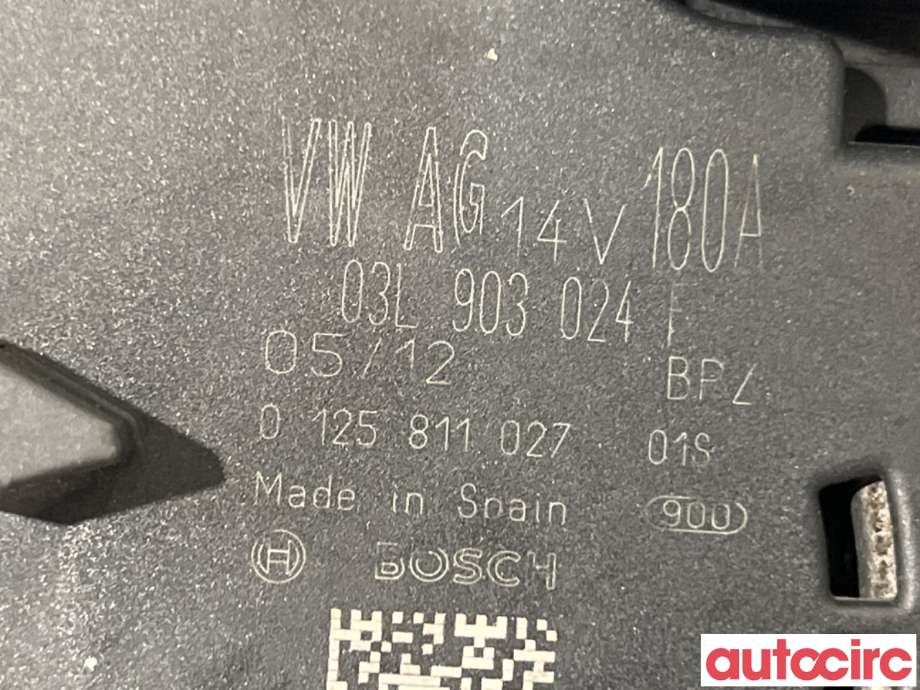 Dynamo til VW Passat 2011-2015 (B7) (B7) (VOLKSWAGEN|03L903024FX|0125811027|03L903024F)