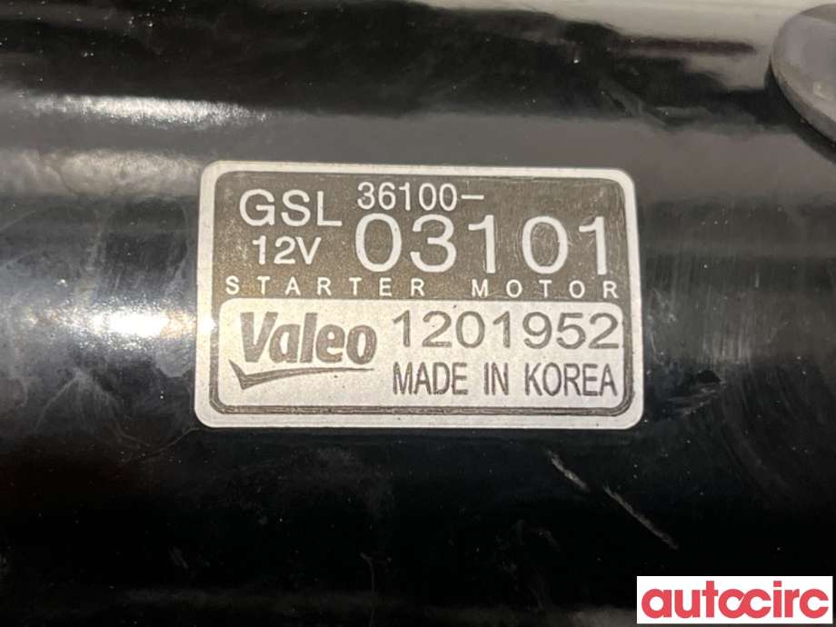 Starter til Hyundai i10 2008-2013 (Type I)  (HYUNDAI|3610003101|1201952|36100-03101)