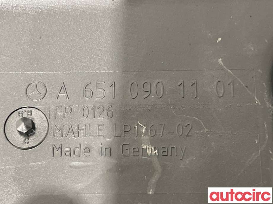 Luftfilterboks til Mercedes E-Klasse 2009-2013 (Fase 1) (W212) (W212) (MERCEDES|A6510901101||A6510902301)