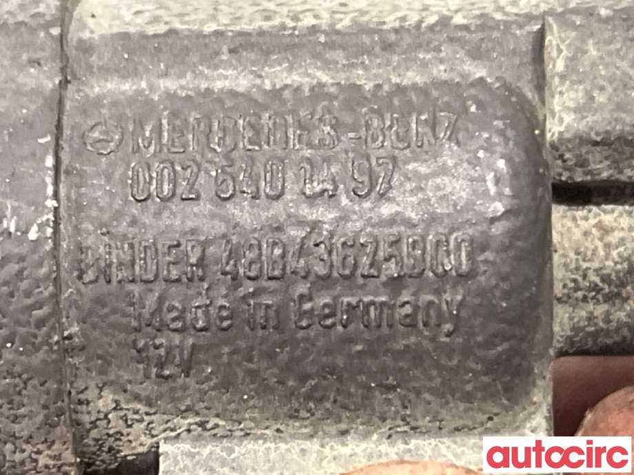 Vakuumventil til Mercedes E-Klasse 2009-2013 (Fase 1) (W212) (W212) (MERCEDES|A0025407097|0025407097|A0005003201)