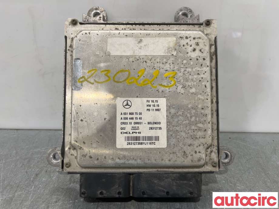 Styreenhet motor til Mercedes E-Klasse 2009-2013 (Fase 1) (W212) (W212) (MERCEDES|A6519007500|28312735)