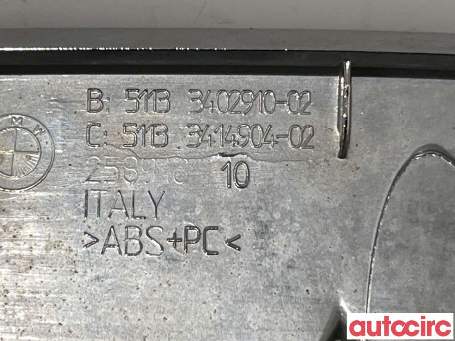 Grill høyre til BMW X3 2003-2006 (Fase 1) (E83) (E83) (BMW|51133402910|)