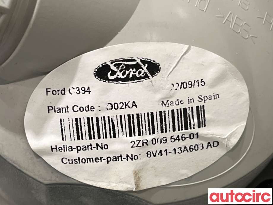 Baklykt venstre indre til Ford Kuga 2008-2012 (Type I)  (FORD|1545445|2ZR009546-01|8V41-13A603-AD)