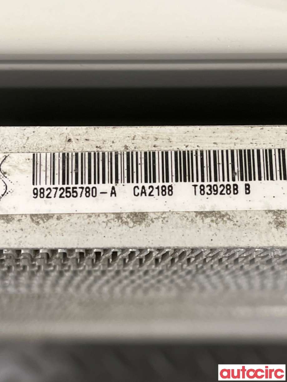 Aircondition radiator til Peugeot 208 2019-->> (Type II)  (PEUGEOT|9827255780|)