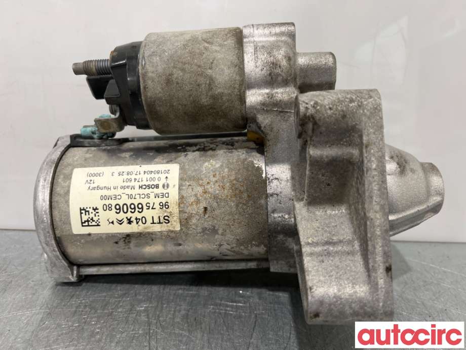 Starter diesel til Citroën Berlingo 2015-2019 (Type II, Fase 2) (CITROEN|1627650980|0001174601|9675660680)