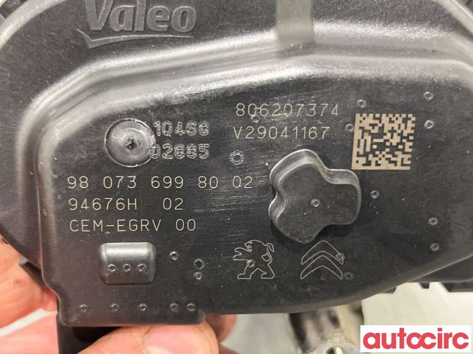 EGR-ventil til Citroën Berlingo 2015-2019 (Type II, Fase 2)  (CITROEN|1679828780|V29041167|9807369980)