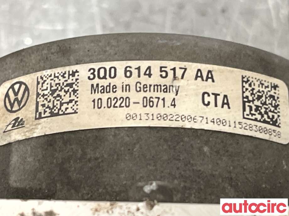 ABS sentral til VW Golf VII 2012-2017 (Fase 1)  (VOLKSWAGEN|3Q0614517AF|100916-03383|3Q0614517AA)
