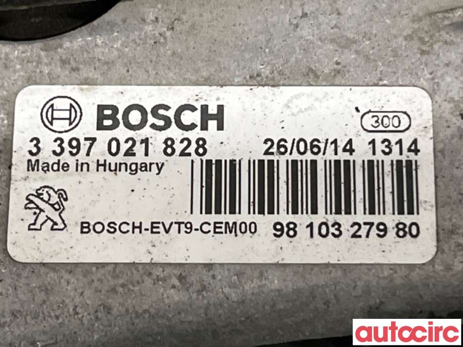 Viskermotor frontrute til Peugeot 308 2013-2021 (Type II)  (PEUGEOT|9810327980|0390241587)