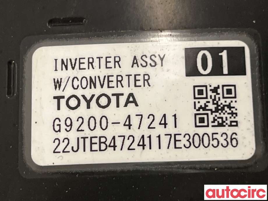 Inverter hybrid til Toyota C-HR 2016-->>  (TOYOTA|G920049115||G9200-47241)