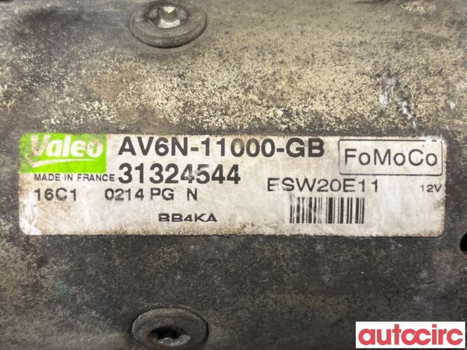 Starter diesel til Ford Focus 2011-2014 (Type III, Fase 1)  (FORD|2073366|ESW20E11|31324544)