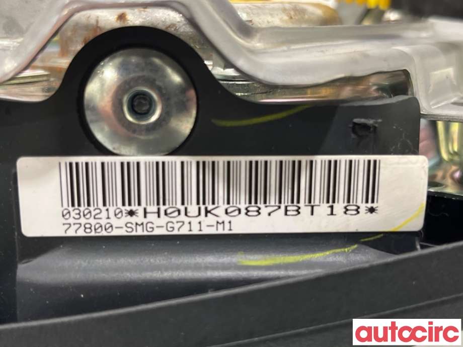 Airbag rattpute til Honda Civic 2006-2011 (Type VIII)  (HONDA|77810SMGG70ZA||77800-SMG-G711-M1)