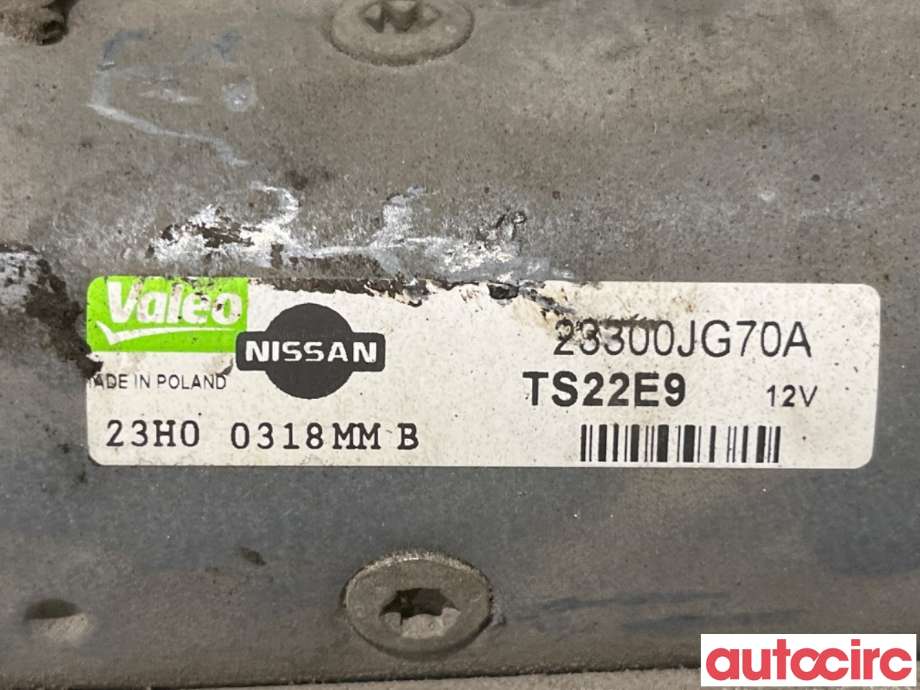 Starter diesel til Nissan X-Trail 2007-2014 (T31) (T31) (NISSAN|23300JG70A|TS22E9|23300JG70B)
