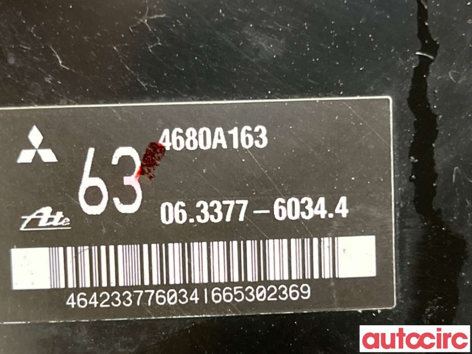 Bremsekraft-forsterker til Mitsubishi Outlander 2015-->> (Type III, Fase 2)  (MITSUBISHI|4630A357|063377-60344|4680A163)