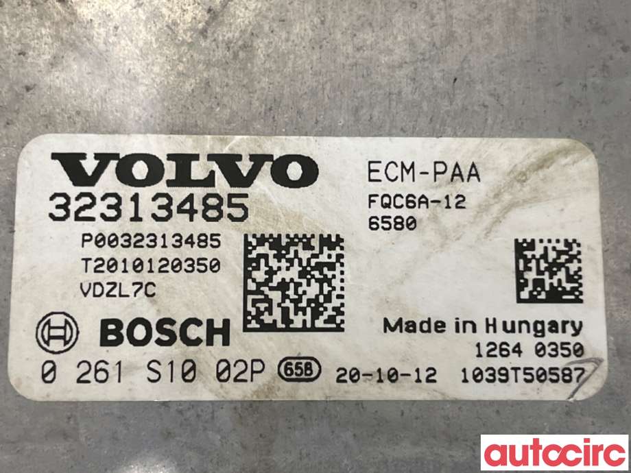 Styreenhet diverse til Volvo XC40 2018-2024  (VOLVO|36012910|0261S1002P|32313485)