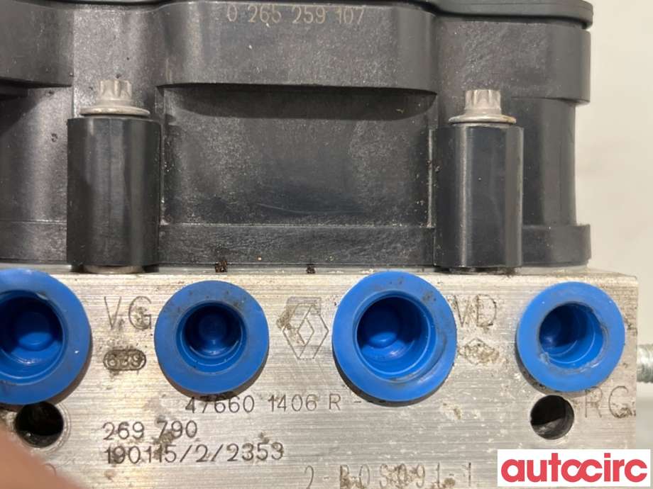 ABS sentral til Renault Kangoo 2008-2021 (Type II)  (RENAULT|476603174R|0265259107|476601406R)