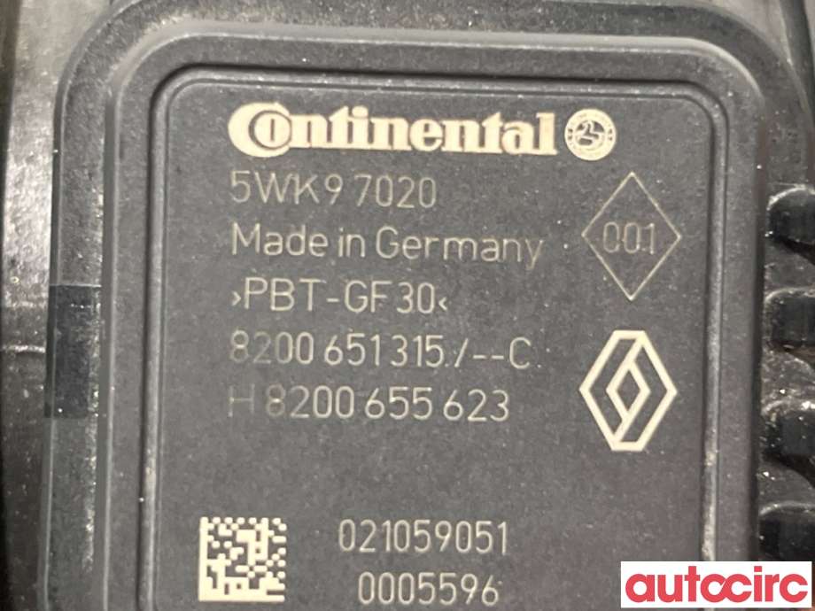 Luftmengde/luftmassemåler til Renault Kangoo 2008-2021 (Type II) (RENAULT|8200651315|5WK97020)