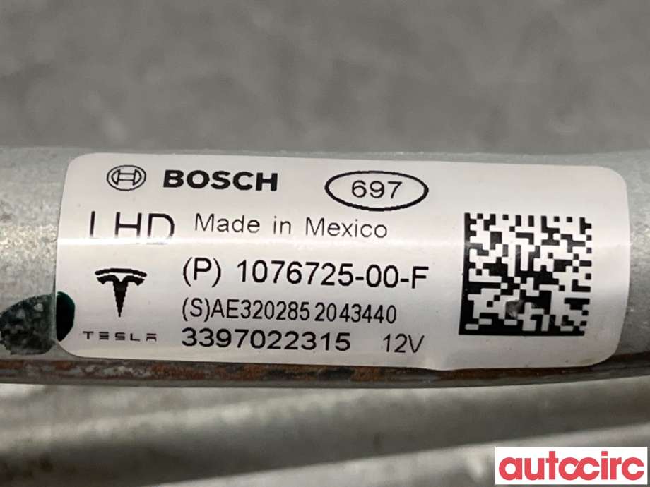 Viskermotor frontrute til Tesla Model 3 2018-2023 (Fase 1)  (TESLA|1076725-00-F|1397225016)