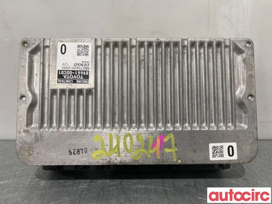 Styreenhet motor til Toyota Yaris 2012-2014 (Type III, Fase 1) (TOYOTA|896610DC01|MB275600-2840|89661-0DC01)