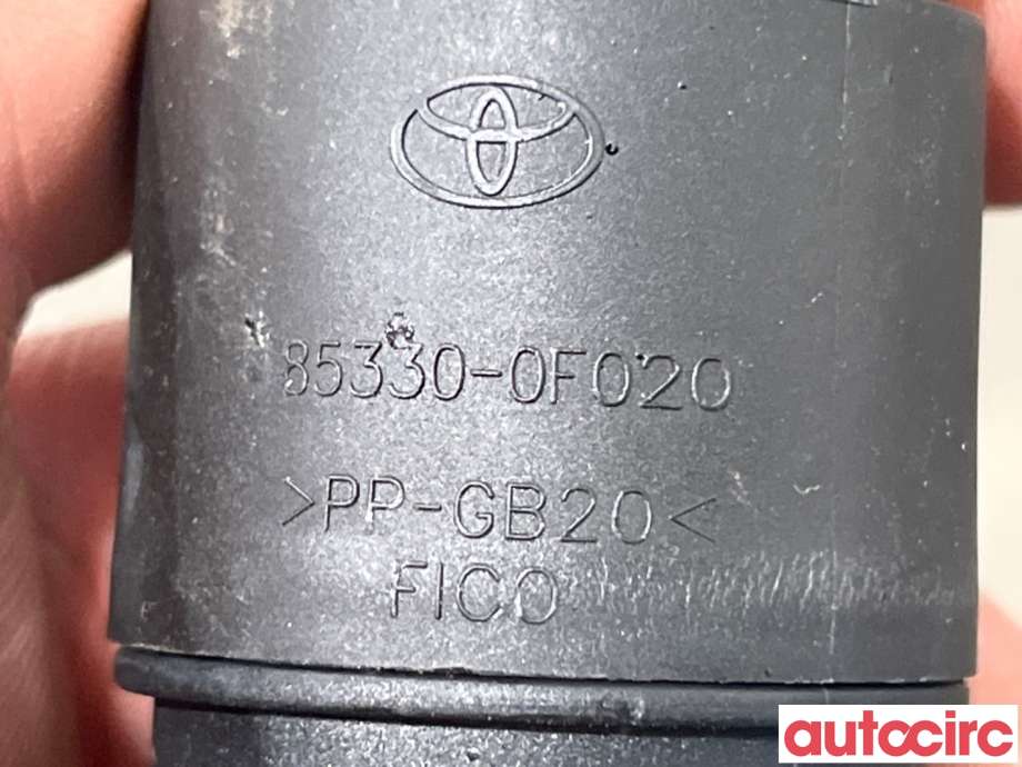 Spylerpumpe bak til Toyota Yaris 2012-2014 (Type III, Fase 1)  (TOYOTA|853300F020||85330-0F020)