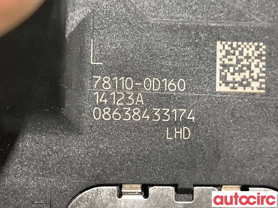Pedal gass til Toyota Yaris 2012-2014 (Type III, Fase 1)  (TOYOTA|781100D160||78110-0D160)