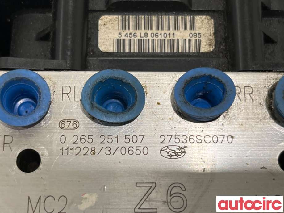 ABS sentral til Subaru Forester 2008-2013 (Type III) (SUBARU|27596SC070|0265251507|27536SC070)