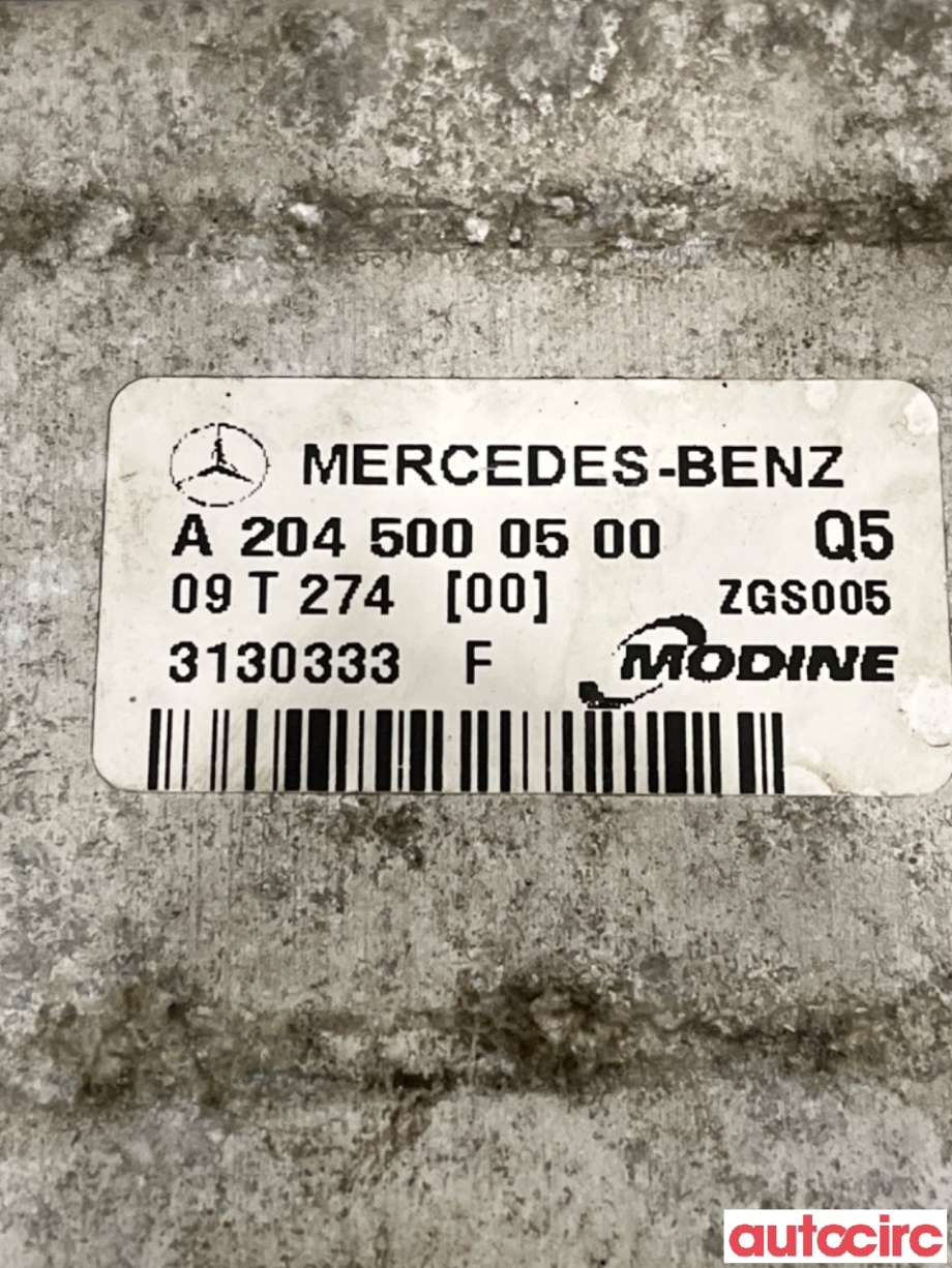 Intercooler til Mercedes C-Klasse 2007-2011 (Fase 1) (W204) (W204) (MERCEDES|A2045000500|)