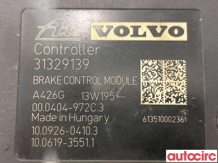 ABS sentral til Volvo XC70 2014-2016 (Type II, Fase 2)  (VOLVO|31329140|100212-05324|31329139)