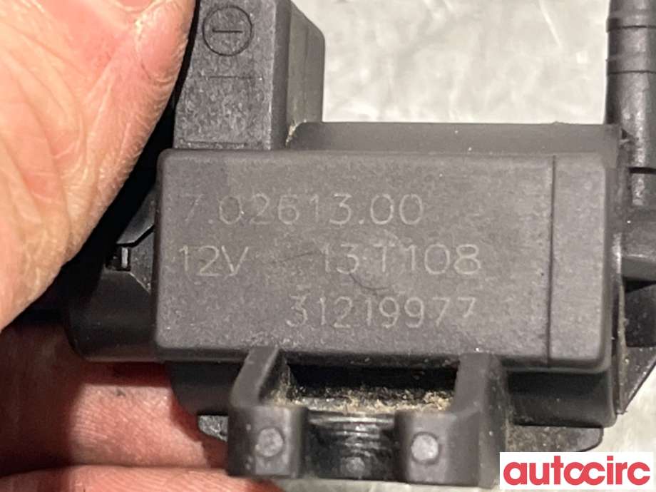Vakuumventil til Volvo XC70 2014-2016 (Type II, Fase 2)  (VOLVO|31422233|70261300|31219977)