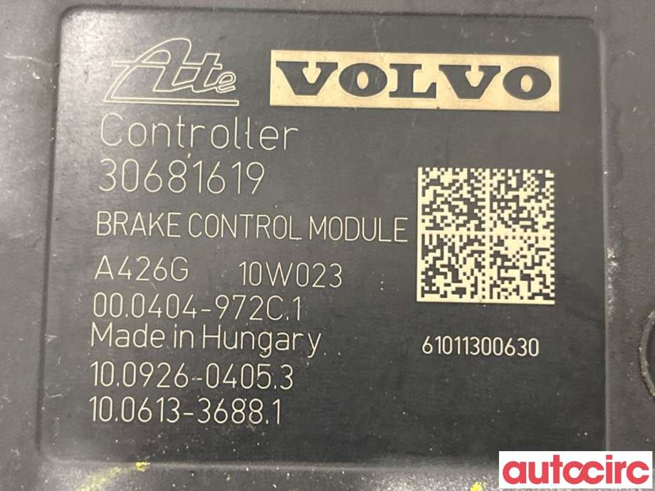 ABS sentral til Volvo XC70 2008-2013 (Type II, Fase 1) (VOLVO|31329140|100212-01824|30681619)