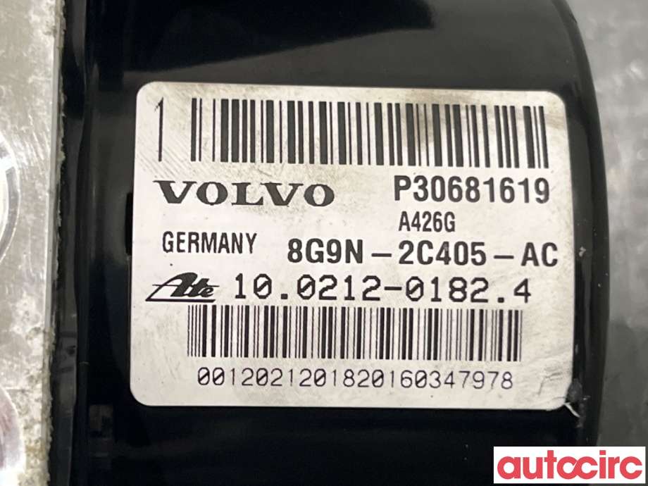 ABS sentral til Volvo XC70 2008-2013 (Type II, Fase 1) (VOLVO|31329140|100212-01824|30681619)