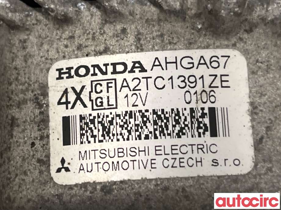 Dynamo til Honda Civic 2006-2011 (Type VIII)  (HONDA|31100-RNA-A01|A2TC1391ZE|AHGA67)