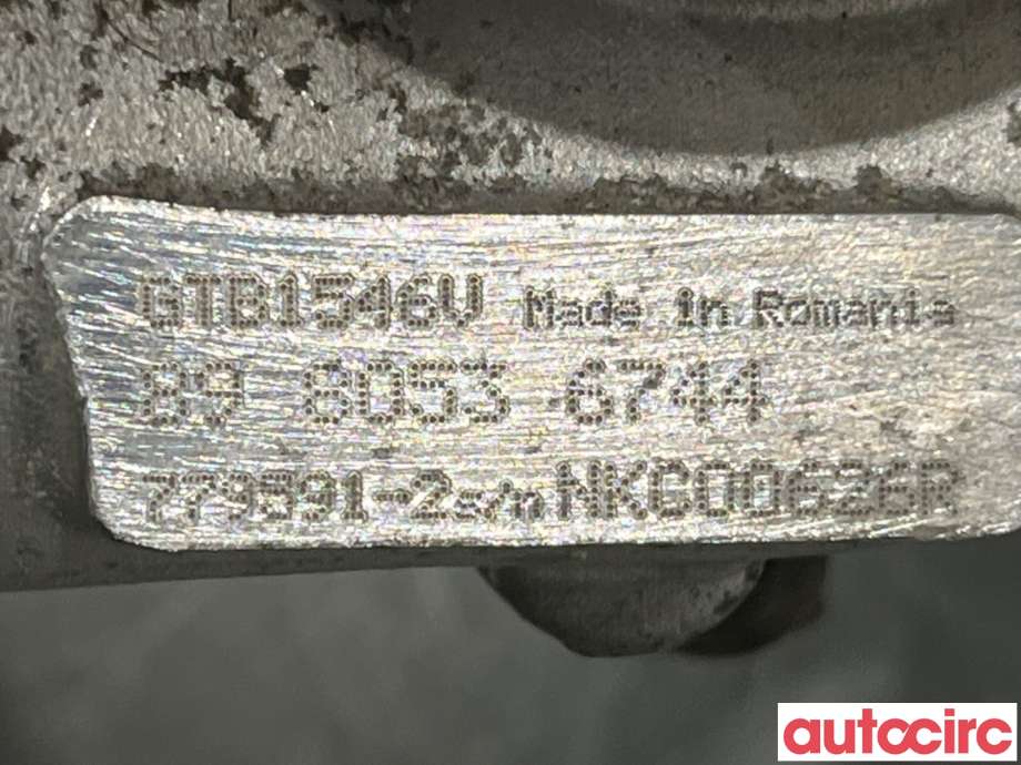 Turbo til Opel Astra J 2010-2015  (OPEL|95516212|GTB1546V|8980536744)