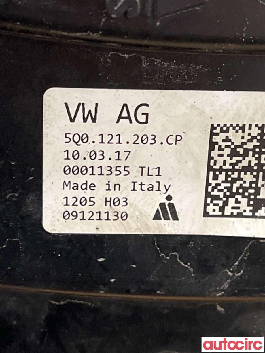 Kjølevifte til Škoda Octavia 2017-2020 (Type III, Fase 2) (SKODA|5Q0121203DR|)