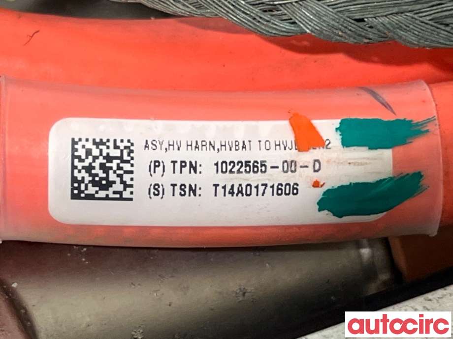 Kabel høy volt (HV) hybrid til Tesla Model S 2013-2016 (Fase 1)  (TESLA|1022565-00-D|)