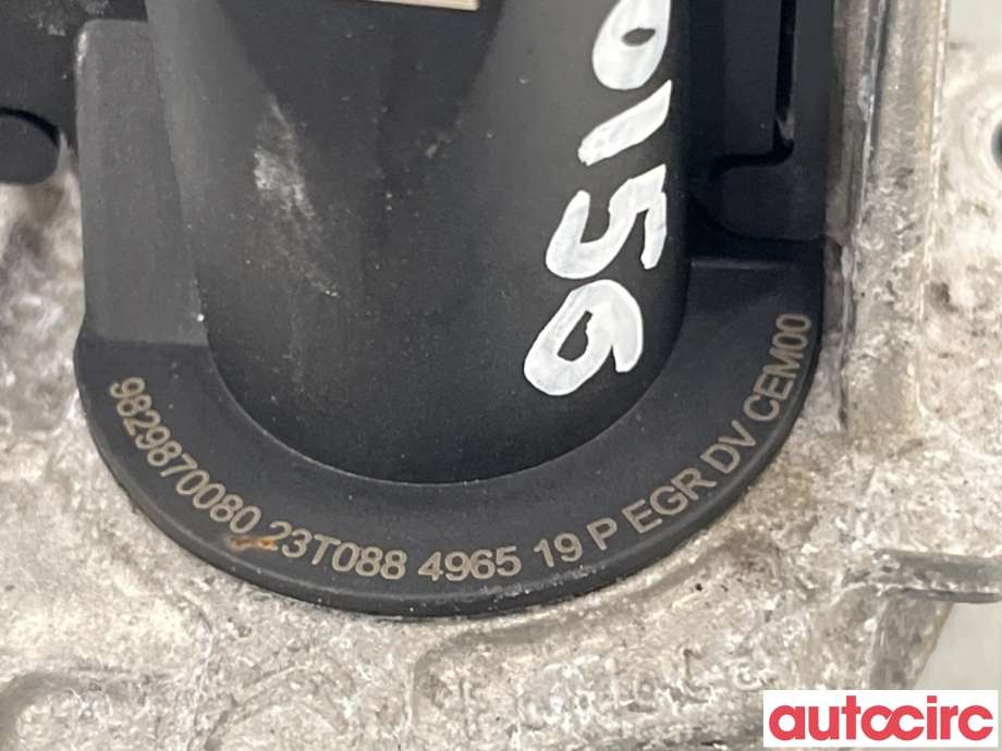 EGR-ventil til Citroën Berlingo 2019-->> (Type III)  (CITROEN|1679828480|9829870080|1638159480)