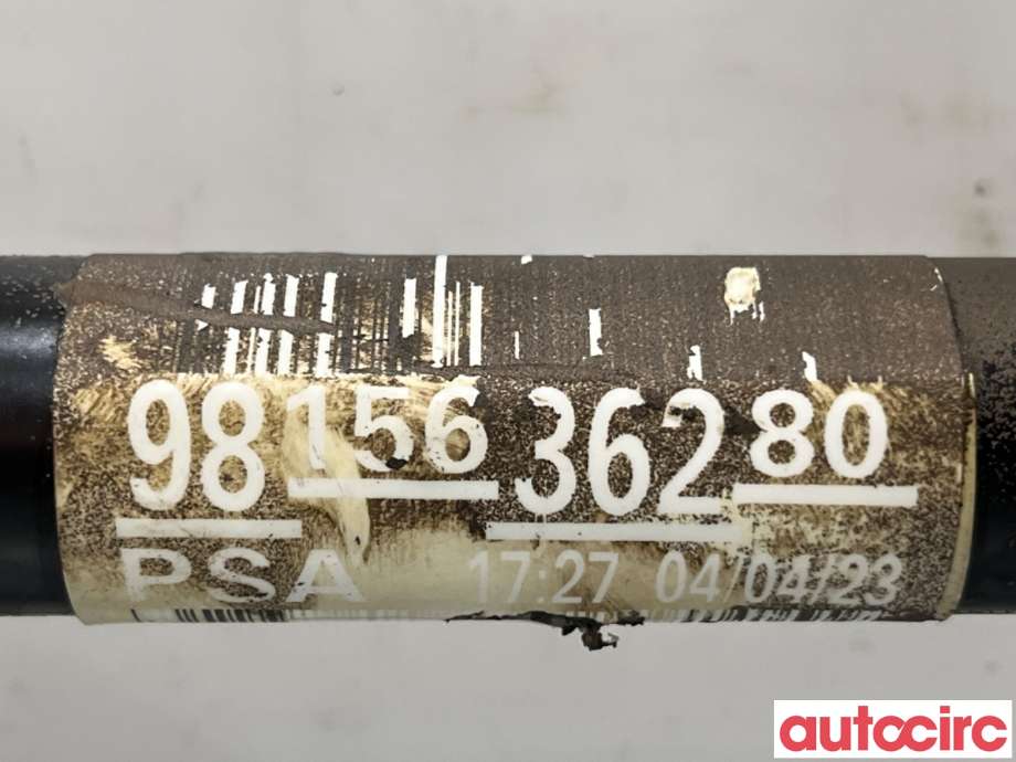 Drivaksel høyre foran til Citroën Berlingo 2019-->> (Type III)  (CITROEN|1667764980||9815636280)