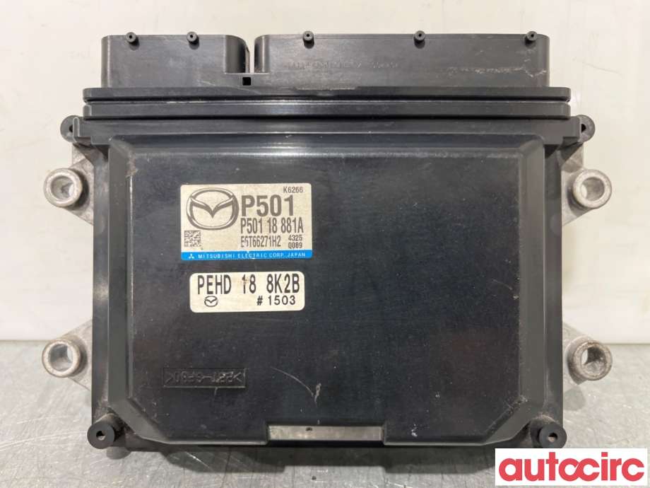 Styreenhet motor til Mazda 3, 2013-2016 (Type III, Fase 1)  (MAZDA|P501-18-881A)