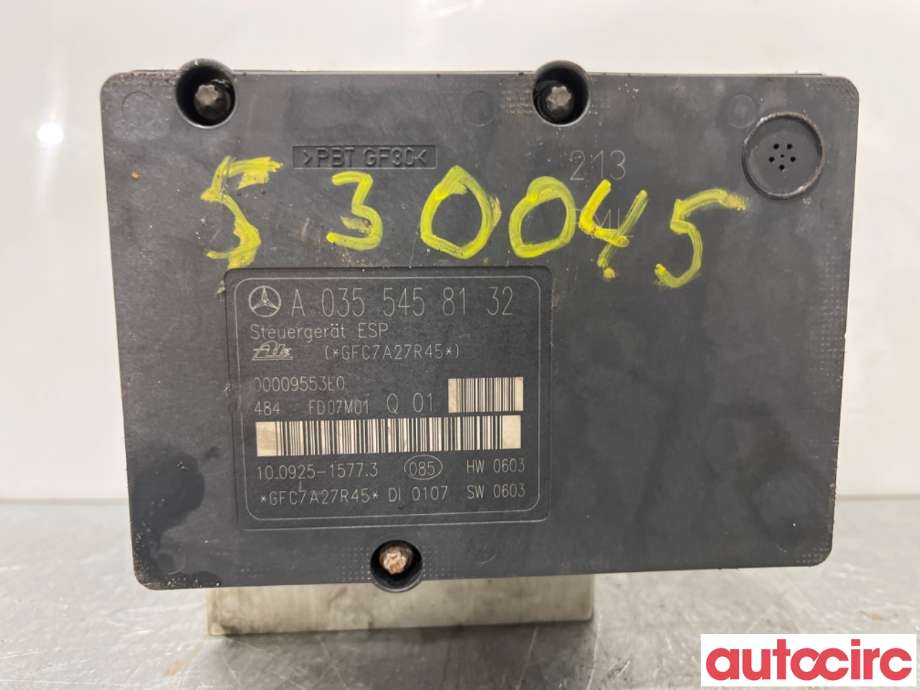 ABS sentral til Mercedes C-Klasse 2004-2007 (Fase 2) (W203) (W203) (MERCEDES|A0044316212|100925-15773|A0054314412)