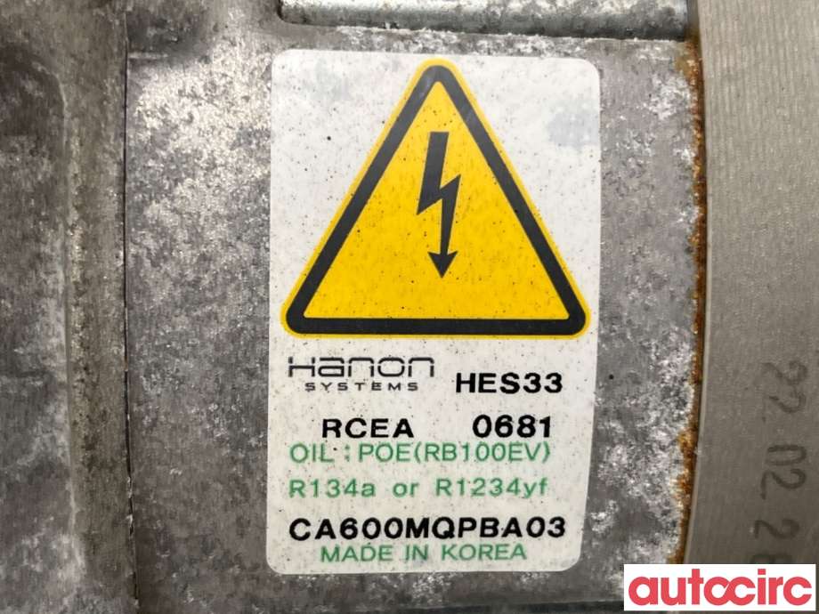Aircondition kompressor til Kia Sorento 2016-->> Type III (KIA|97729P4050|CA600MQPBA03|977E1P4550)