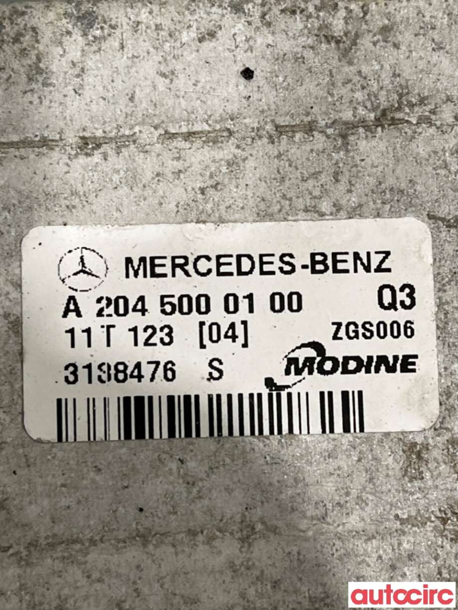 Intercooler til Mercedes C-Klasse 2011-2014 (Fase 2) (W204) (W204) (MERCEDES|A2045000100|)
