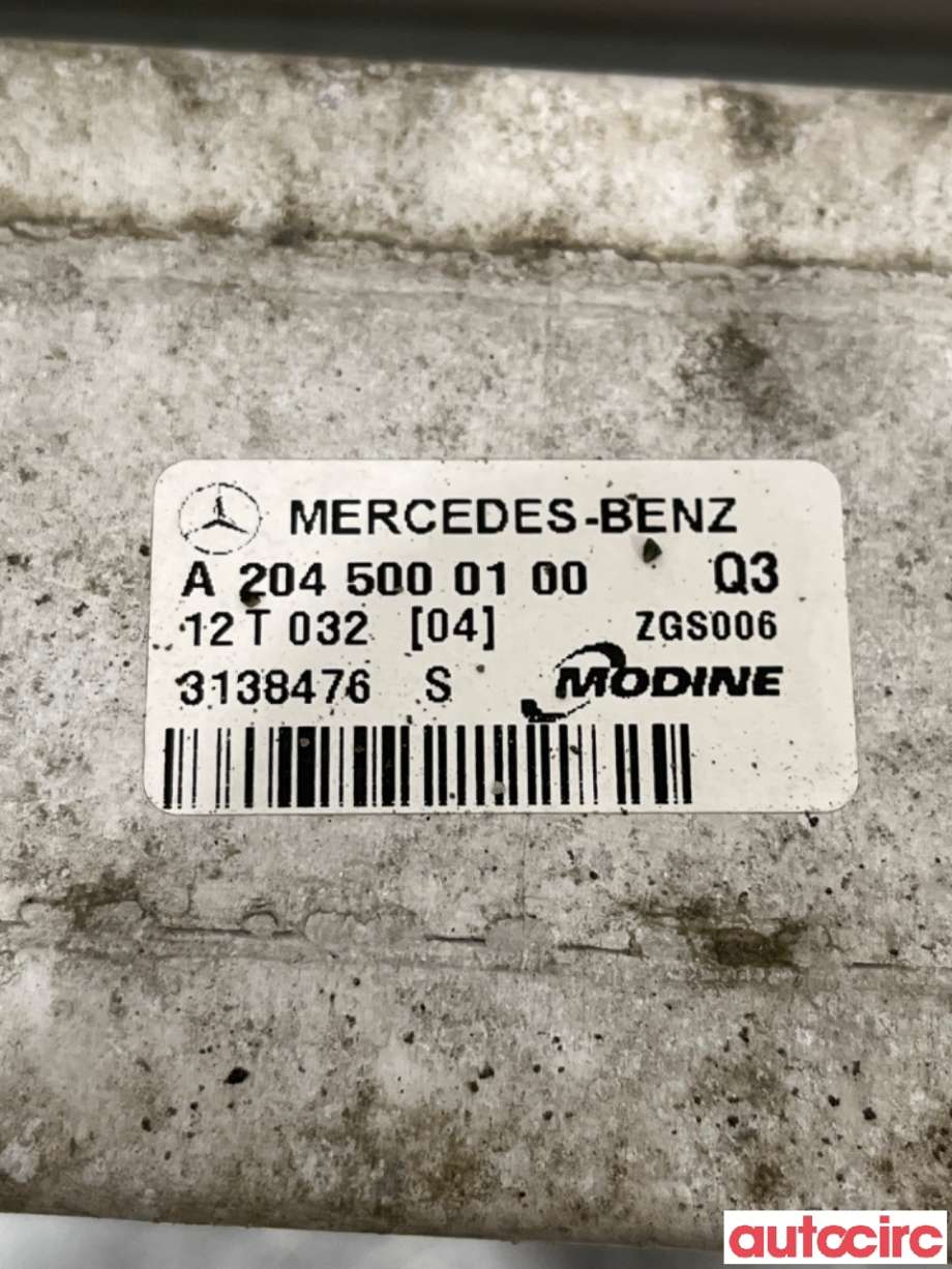 Intercooler til Mercedes C-Klasse 2011-2014 (Fase 2) (W204) (W204) (MERCEDES|A2045000100|)