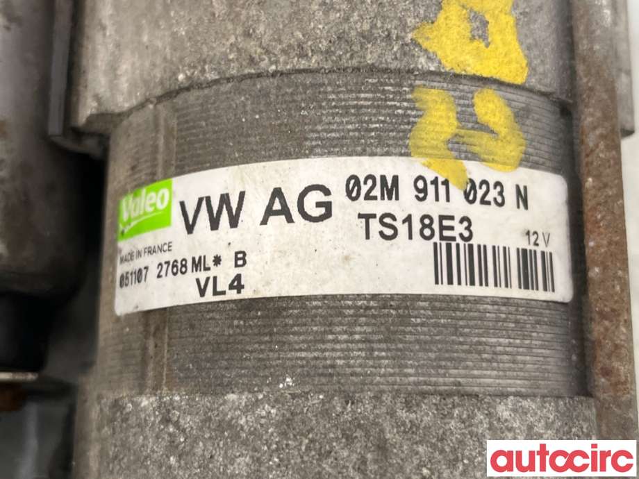 Starter diesel til VW Golf V, Combi 2003-2008  (VOLKSWAGEN|02M911023NX|TS18E3|02M911024NX)