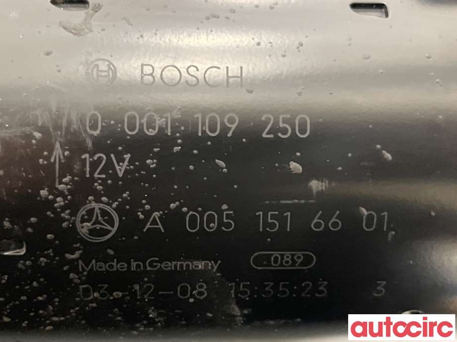 Starter diesel til Mercedes E-Klasse 2002-2006 (Fase 1) (W211) (W211) (MERCEDES|A0051516601|0001109250)