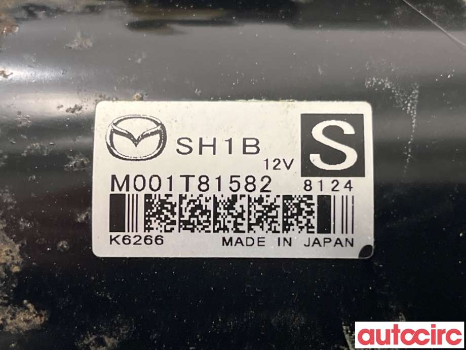 Starter til Mazda 6 2018-->> (Type III, Fase 3)  (MAZDA|SH1B-18-400|M001T81582|SH1B)
