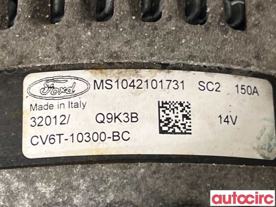 Dynamo til Ford Fiesta 2013-2017 (Type VI, Fase 2)  (FORD|2414991|MS1042101731|CV6T-10300-BC)
